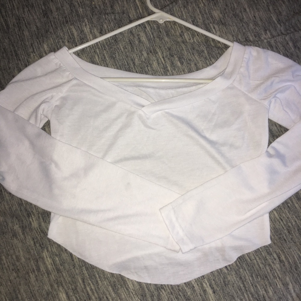 White crop top